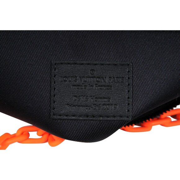 Louis Vuitton Virgil Solar Ray Pouch Orange Brown Canvas Monogram Travel Clutch - Picture 8 of 10